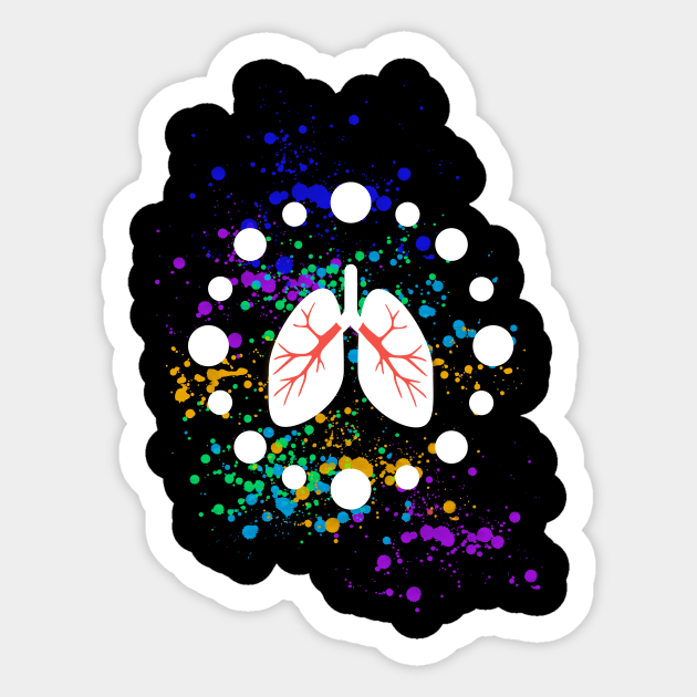 Third breath Sticker by Aquilalock